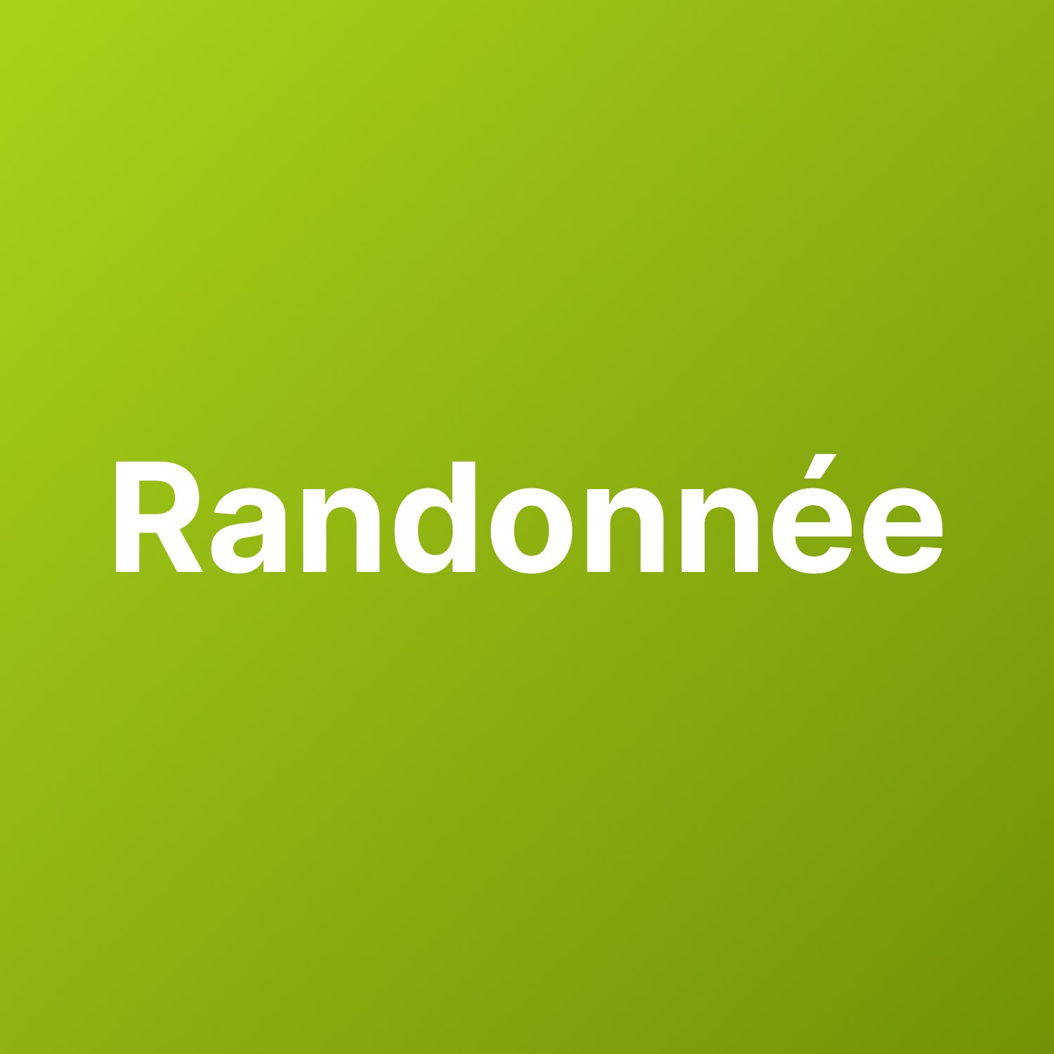 Randonnée